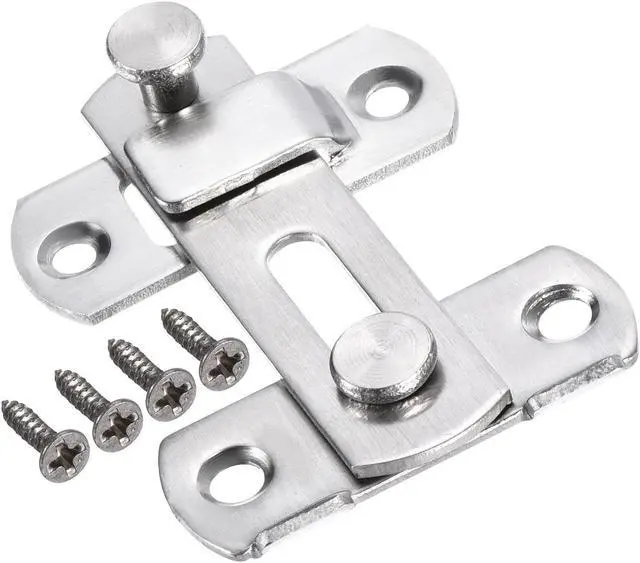 Main image of 2.8" x 1.9" Door Latch, Flip Gate Latch Stainless Steel for Door and Window, Silver