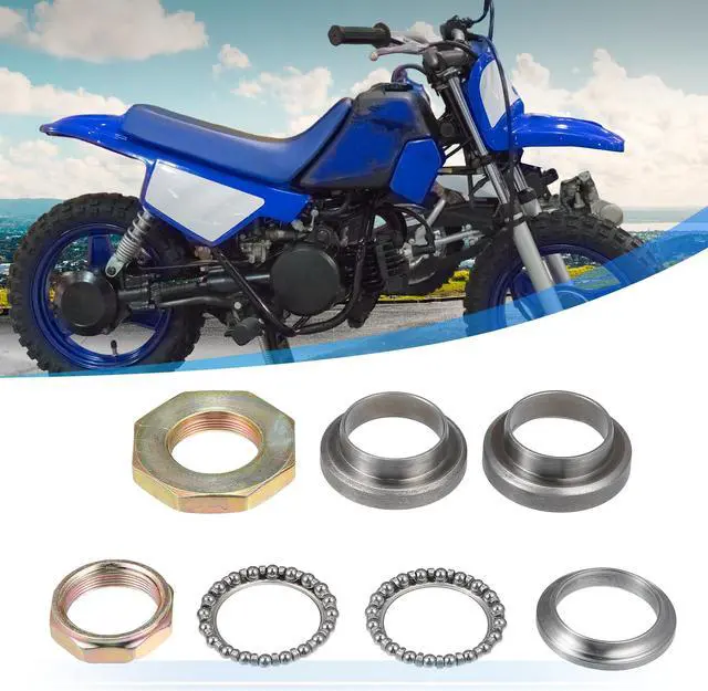Main image of Unique Bargains 1 Set Car Steering Stem Rod Bearing Ring Kit Replacement for Yamaha PW50 Y-Zinger 1981-2009