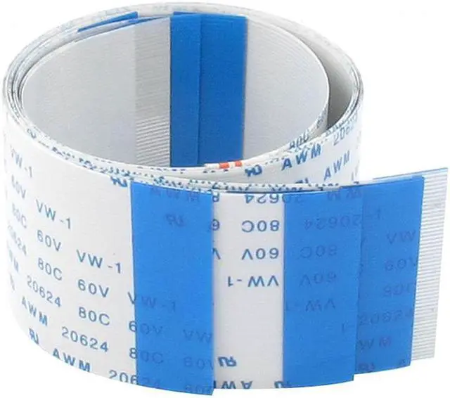 Alt view image 2 of 2 - Unique Bargains 5pcs 50 Pins 0.5mm Pitch Forward Direction FFC FPC Ribbon Flat Cable Wire 300mm