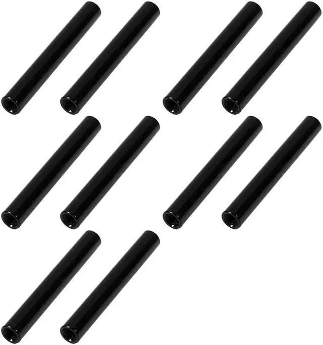 Main image of 10Pcs M3 x 37mm Round Aluminum Column Alloy Standoff Spacer Stud Fastener Black