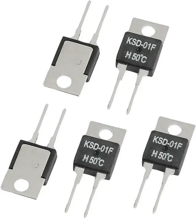 Main image of Unique Bargains Unique Bargains 1.5A 250VAC/ 24VDC 50C NO Temperature Control Switch Thermostat KSD-01F 5 Pcs