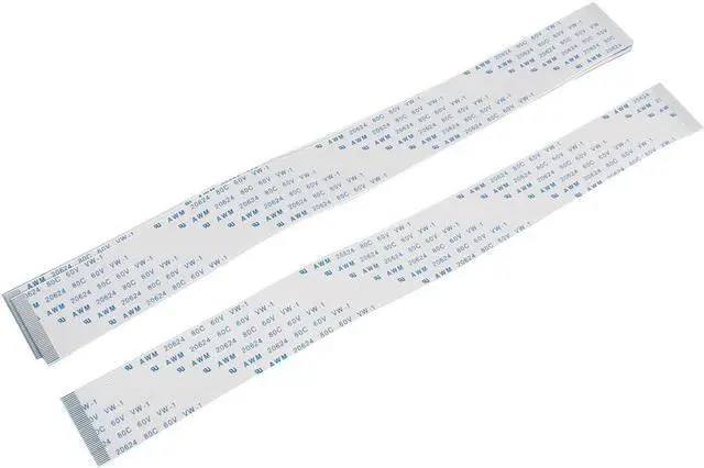 Main image of 4 Pcs 200x20mm 0.5mm Pitch 40 Pins FPC Flex Wire FFC Flexible Flat Ribbon Cable