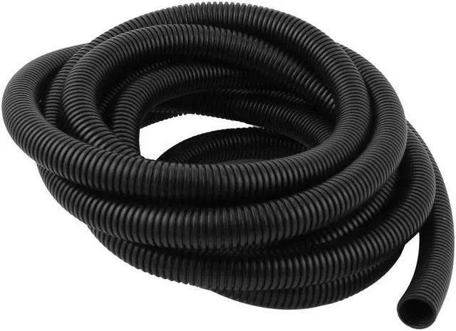 Main image of Unique Bargains 28mm x 22mm Flexible Bellows Hose Pipe Wire Protect Corrugated Tube 10Ft