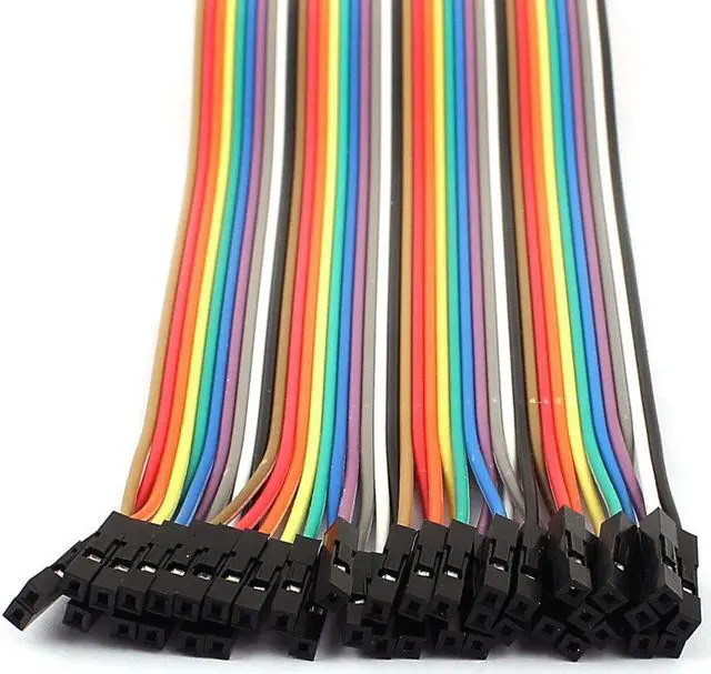 Alt view image 2 of 2 - 40 Pcs 30cm Female to Female 2.54mm Jumper Wire Cable for Arduino