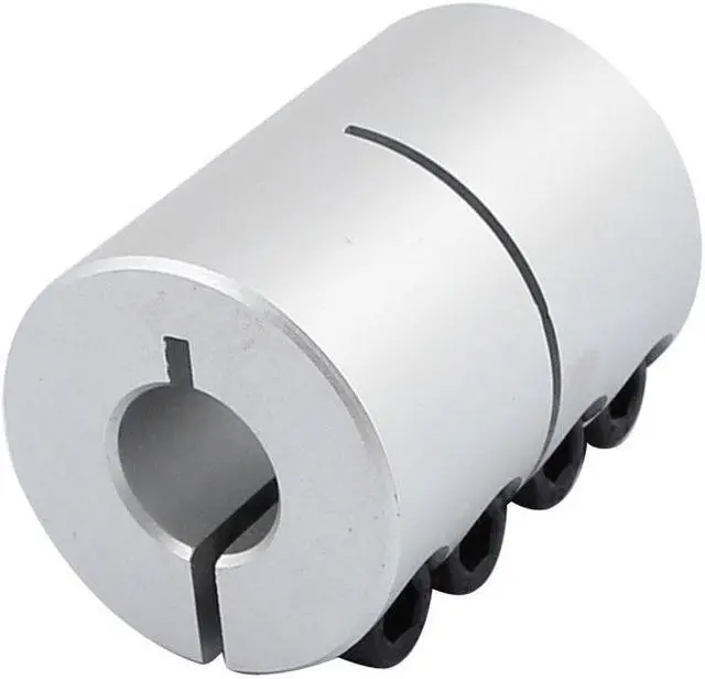 Alt view image 3 of 3 - Unique Bargains Motor Shaft 12.7mm to 14mm Joint Helical Beam Coupler Coupling 32mm x 45mm