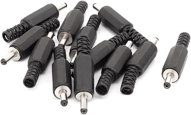 Alt view image 2 of 2 - Unique Bargains 12PCS 3.5mm x 1.1mm Solder DC Power Cable Jack Male Plug Connector Adapter