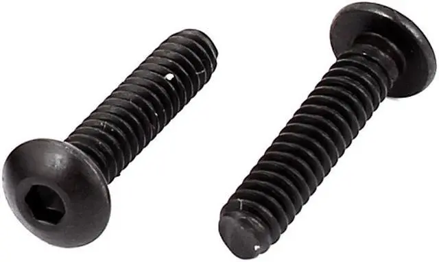 Alt view image 2 of 2 - Unique Bargains #6-32 x 5/8" UNC Alloy Steel Hex Socket Button Head Machine Screws Black 20 Pcs