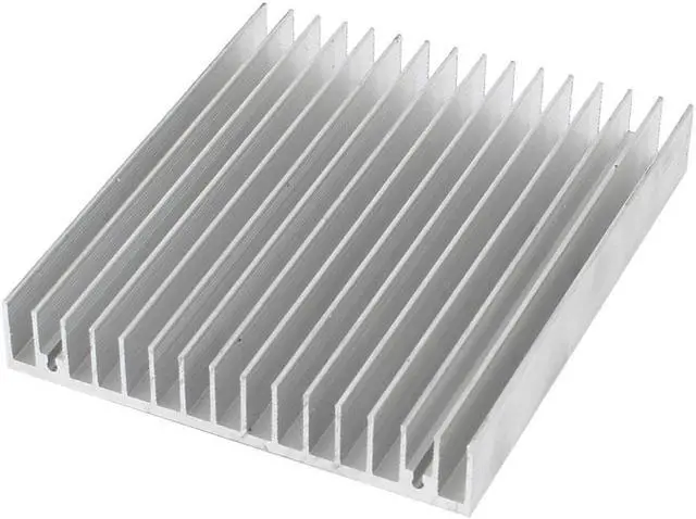 Main image of Silver Tone Aluminium Chipset Heat Diffuse Heatsink Cooling Fin 120x100x18mm