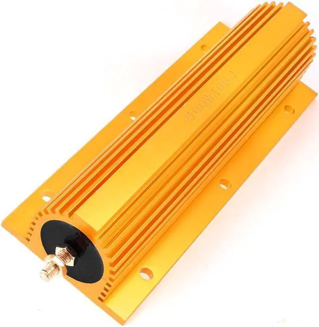 Main image of Unique Bargains 500W Power 10 Ohm Screw Tap Mounted Aluminum Housed Wirewound Resistor