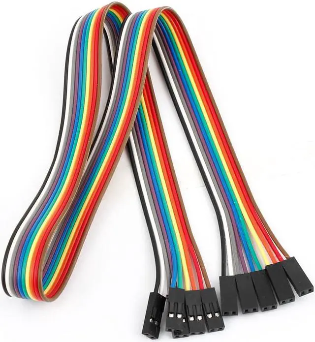 Main image of 50cm 2.54mm 2 Pin Female to Female F/F Jumper Wire Cable Connector 5 Pcs