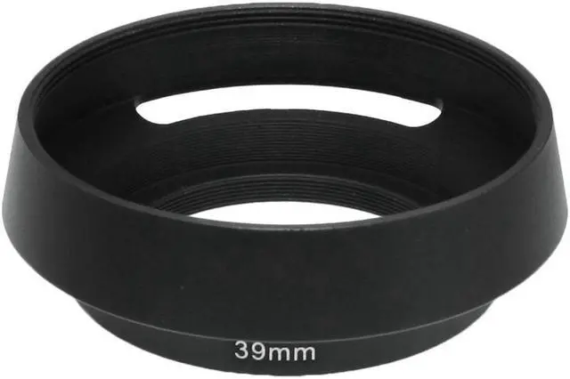 Main image of Metal 39mm Screw-in Vented Hood for Leica Summicron Elmar Lens