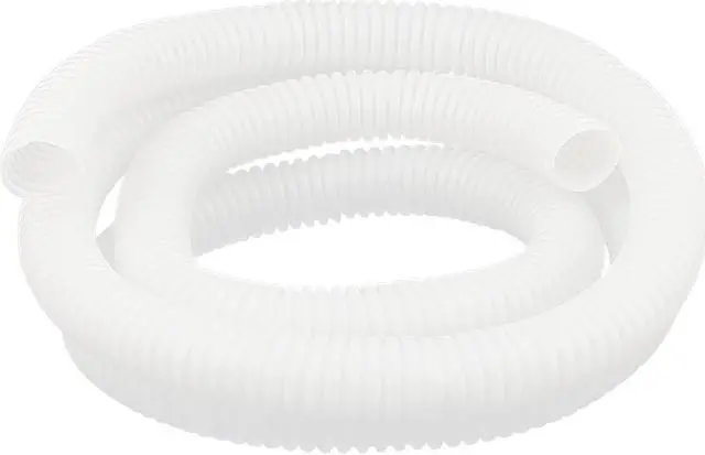 Main image of 1.5M/59.1" Flexible Plastic Insulation Corrugated Wiring Tube Conduit White