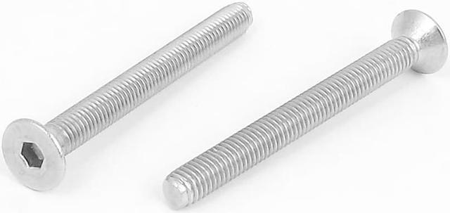 Alt view image 2 of 2 - M5 x 50mm 304 Stainless Steel Hex Socket Countersunk Flat Head Screw Bolts 10PCS