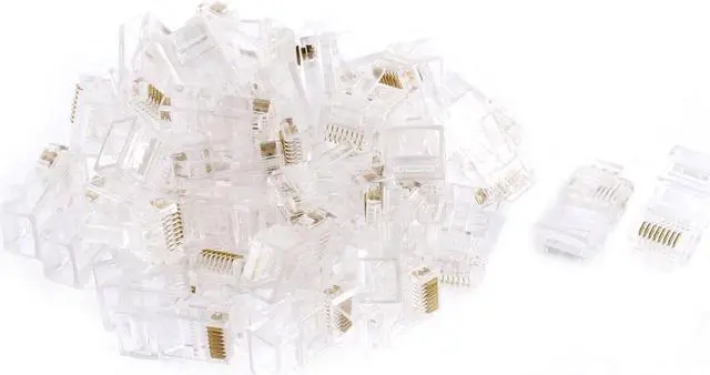 Main image of Unique Bargains 40 Pcs RJ45 8P8C Network Cable Modular Plug Jack Connector
