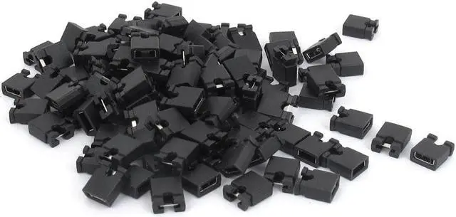 Main image of 120 Pcs 2.54mm Standard PCB Shunts Short Mini Jumper Cap Connector