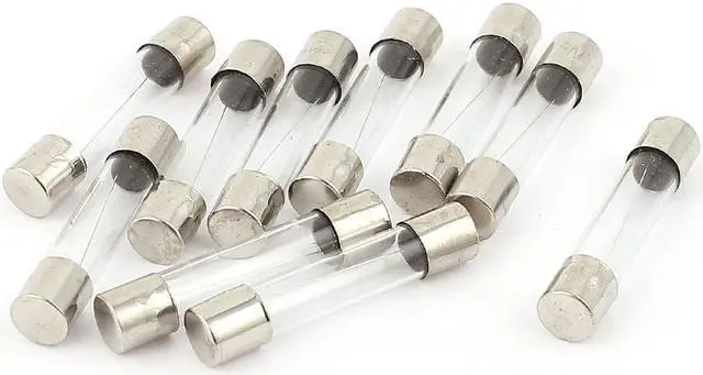 Main image of Unique Bargains 10pcs 250V 5A Quick Blow Fast Acting Glass Tubes Fuses 6mm x 30mm