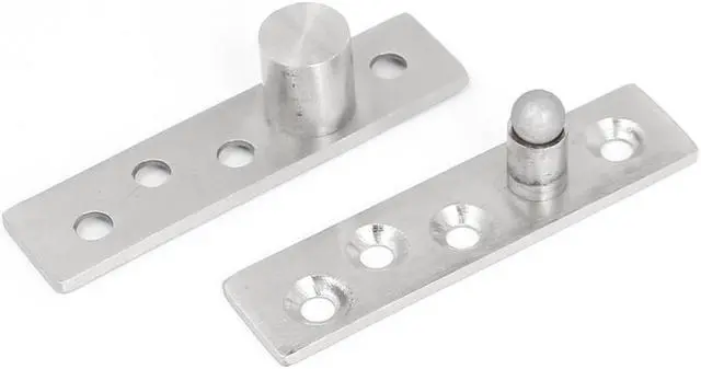 Alt view image 2 of 2 - Unique Bargains 74mm x 18mm Hardware Stainless Steel 360 Degree Door Pivot Hinge