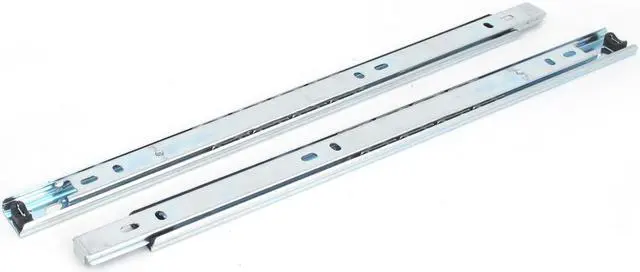 Main image of 2pcs 13" Side Mount Ball Bearing Cabinet Keyboard Tray Drawer Slides