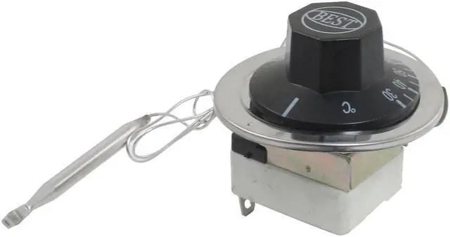 Main image of Electric Oven 30-110C 3 Pins 1NO 1NC Temperature Capillary Thermostat 250V 16A