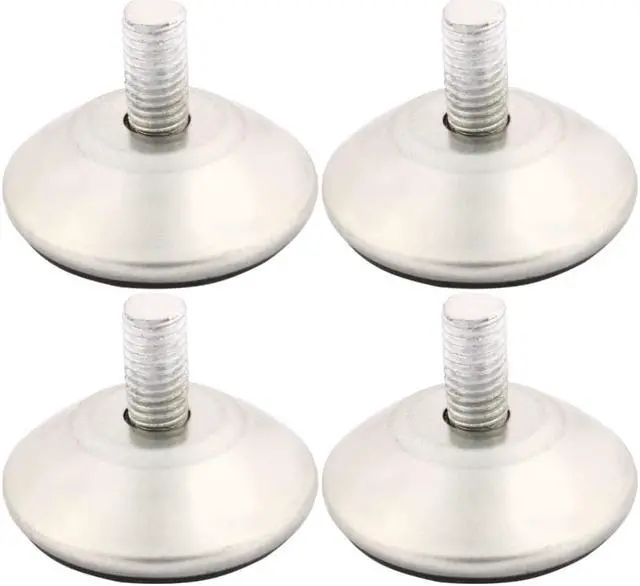 Main image of Unique Bargains 15mm Thread Length Chair Glides Furniture Levelers 4Pcs