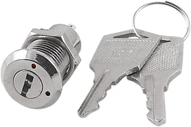 Main image of Electronic ON OFF Two Terminals Metal Mini Key Lock Switch