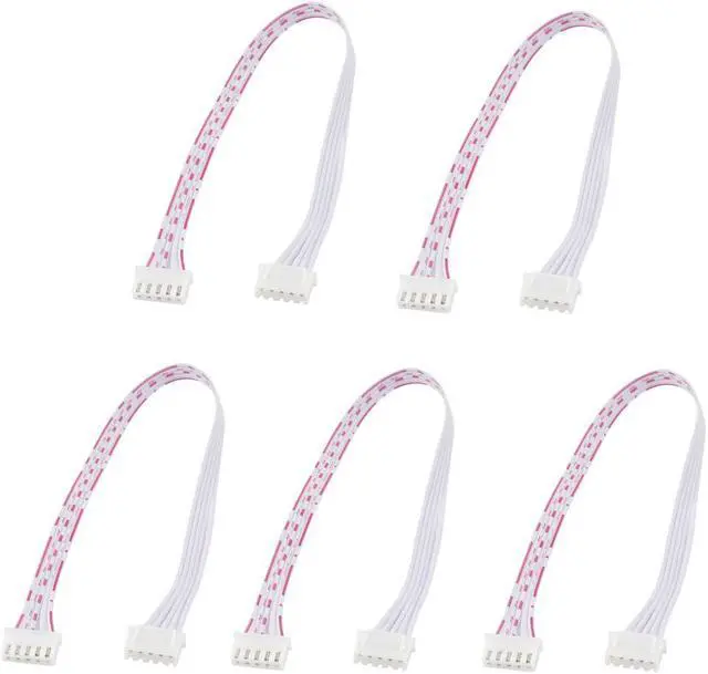 Main image of 5 Pcs 5Pin 2.54mm Pitch Female to Female JST XH Connector Cable Wire 30cm 12"