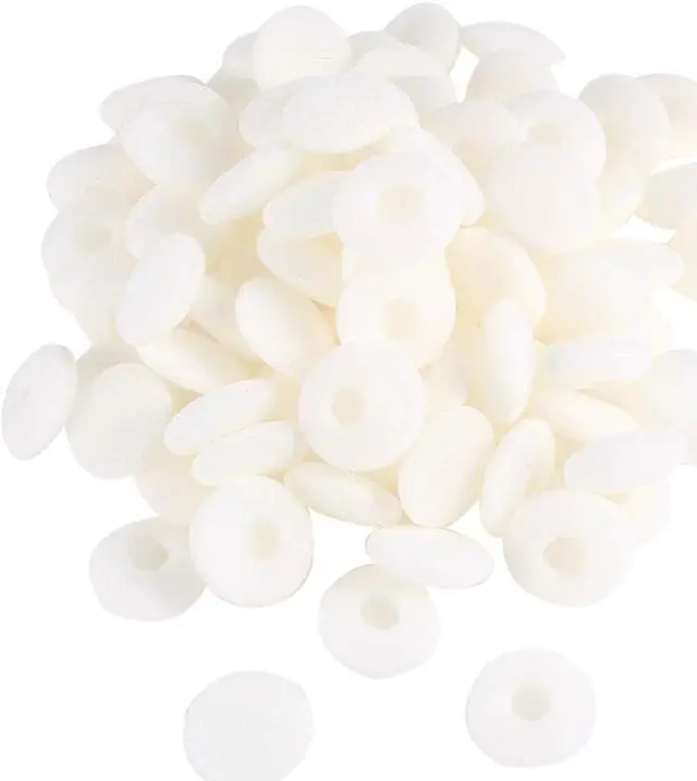 Main image of Soft Sponge Headphone Cover Earphone Cushion Replacement White 100 Pcs