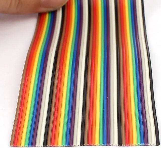 Alt view image 2 of 2 - 1Meter Long 1.27mm Pitch 40Pin Conductor Flat Ribbon Cable IDC Wire for Arduino