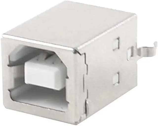 Main image of Unique Bargains Type B USB Printer Jack to 4 Pins 180 Degree Connector for PCB Board