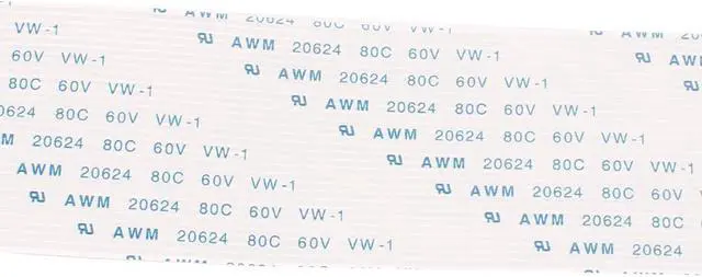 Alt view image 3 of 3 - Unique Bargains 10 Pcs 1.0mm Pitch 30 Pin AWM 20624 80C 60V Flexible Flat Cable FFC FPC 150mm