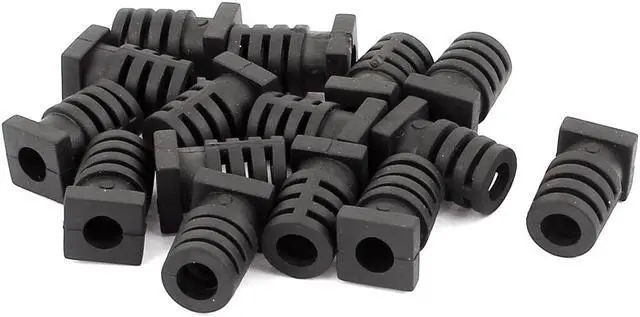 Main image of 15 Pcs Rubber Strain Relief Cord Boot Guard Wire Cable Sleeve Hose 20mm x 6mm