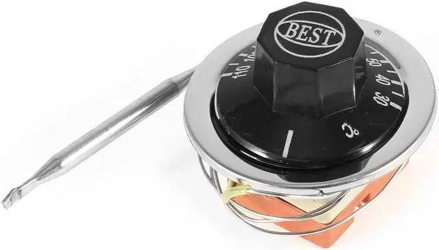 Main image of Unique Bargains 30-110 Celsius Adjusting Temperature Controller Capillary Thermostat Switch