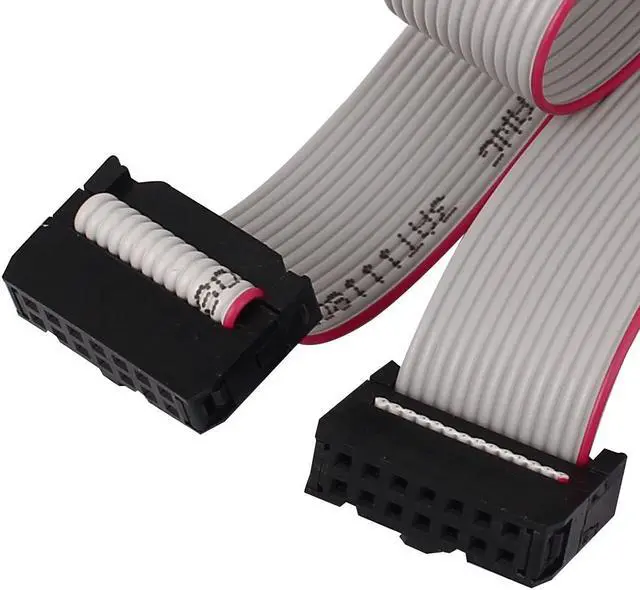 Alt view image 3 of 3 - 2pcs 2.54mm 14-Pin Female to Female IDE PATA Extension Flat Ribbon Cable 50cm