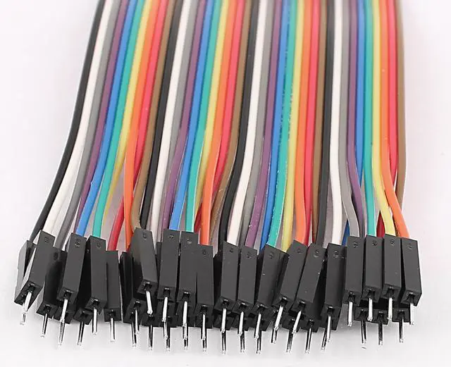 Alt view image 3 of 3 - 20cm 40-pin Male to Female Breadboard Jumper Wires Ribbon Flat Cable