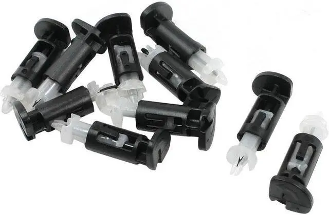 Main image of Unique Bargains 5 Pairs Push in Type Plastic Mounting Clip for Intel Cooler