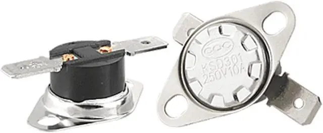 Main image of Unique Bargains KSD301 N.C 45C 113F Thermostat Temperature Control Switch 250V 10A 5 Pcs
