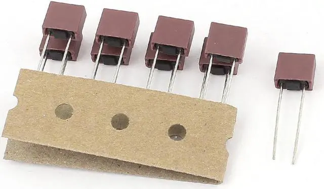 Main image of Unique Bargains 10 Pcs T2A 2A 250V TE5/5TE Miniature Micro Slow Blow Fuse