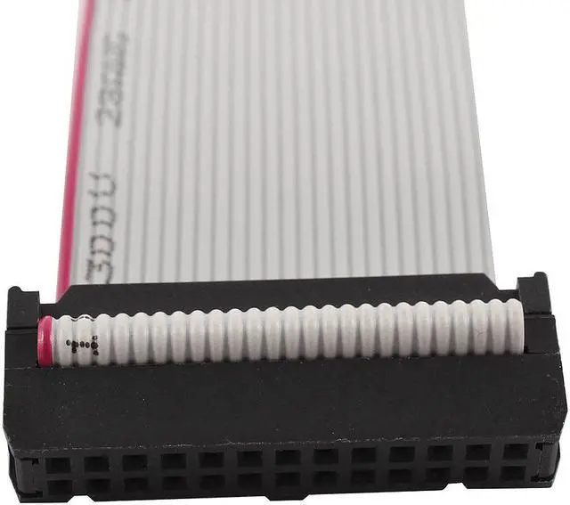Alt view image 2 of 3 - 2 Pcs 10cm IDC 26Pin Hard Drive Extension Wire Flat Ribbon Cable for Motherboard