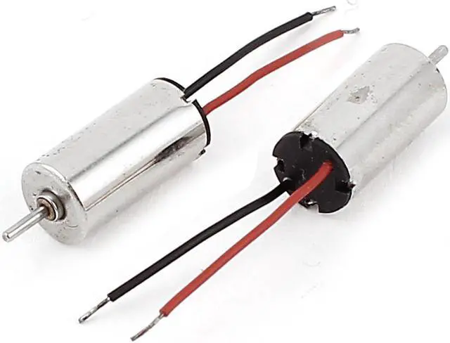 Alt view image 2 of 2 - 2 Pcs DC 1.5V-4.5V 40000RPM Speed 6mm x 12mm Mini Micro Coreless Motor