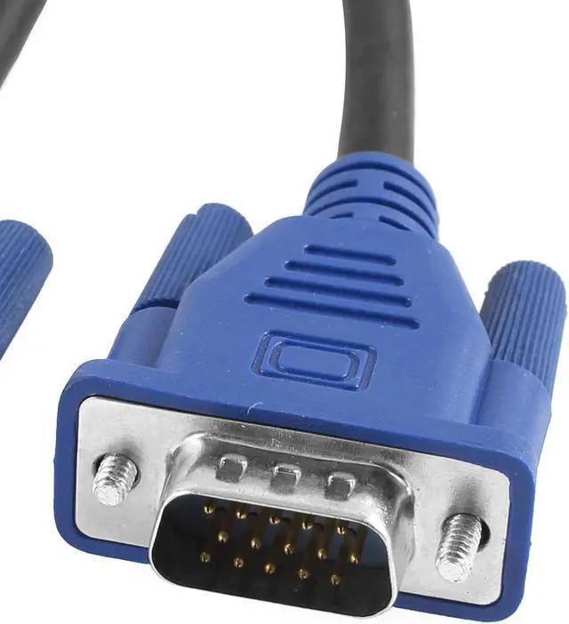 Alt view image 2 of 2 - Unique Bargains 5Ft Length VGA 15 Pin M/F Connector Monitor Exceeding Cable Shell