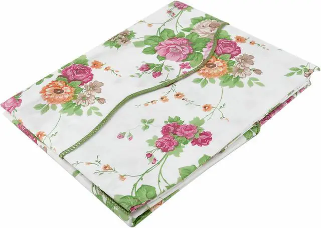 Alt view image 2 of 4 - Home Picnic Round Rose Pattern Oil-proof Tablecloth Table Cloth Cover Pink 60"