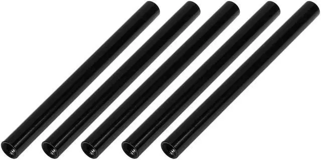 Main image of 5Pcs M3 x 60mm Round Aluminum Column Alloy Standoff Spacer Stud Fastener Black