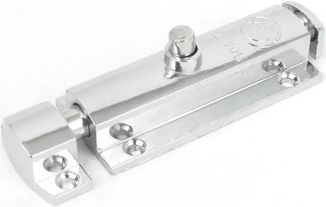 Main image of 85mm Long Spring Push Button Door Gates Security Latch Sliding Lock Barrel Bolt