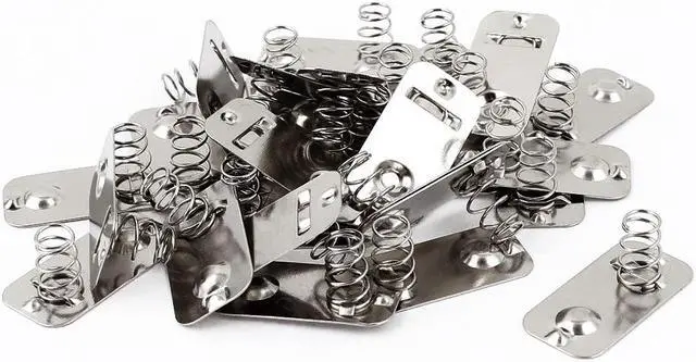 Main image of Metal AA Battery Connection Spring Lamination Contact Plate 30 Pcs