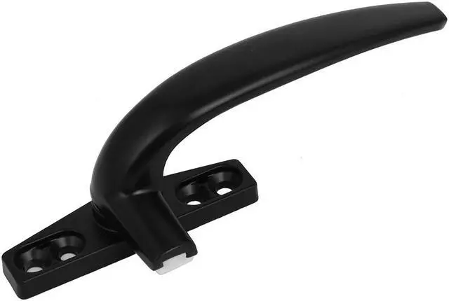 Alt view image 6 of 6 - Aluminum Alloy Casement Window Locking Handle Grip Right Hand Black 4pcs