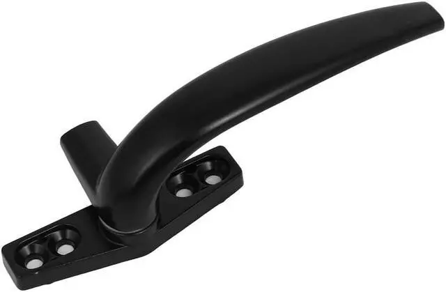 Alt view image 3 of 5 - Casement Window Aluminum Alloy Left Hand Locking Handles Grips Black 4pcs