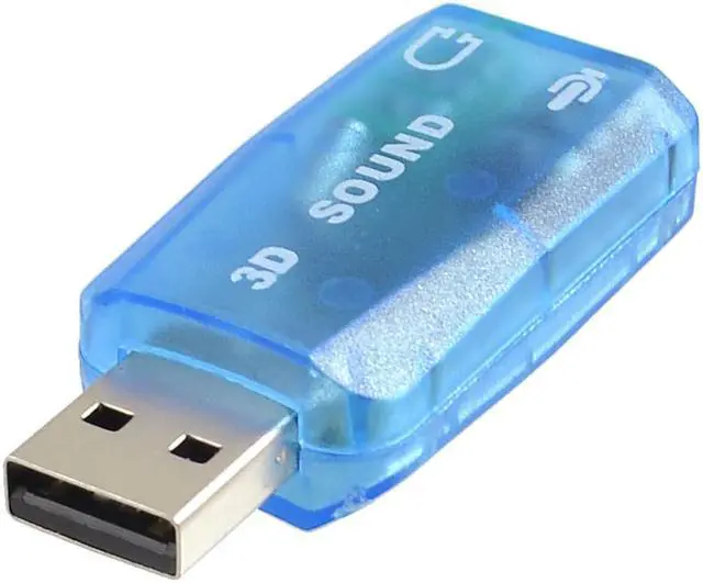 Main image of Unique Bargains USB 2.0 to 3D Earphone Audio Sound Card Adapter Converter Virtual 5.1 CH