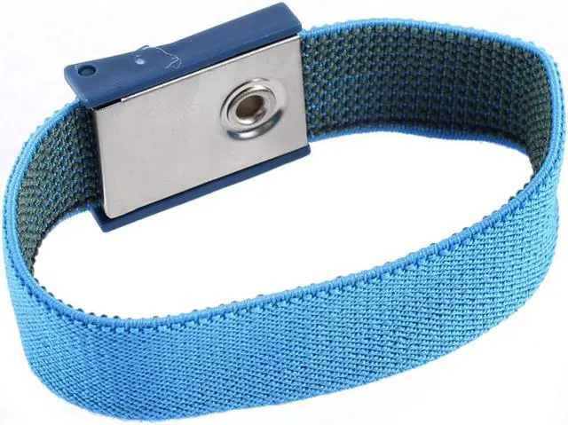 Alt view image 2 of 2 - Anti Static ESD Adjustable Wrist Strap Band Blue