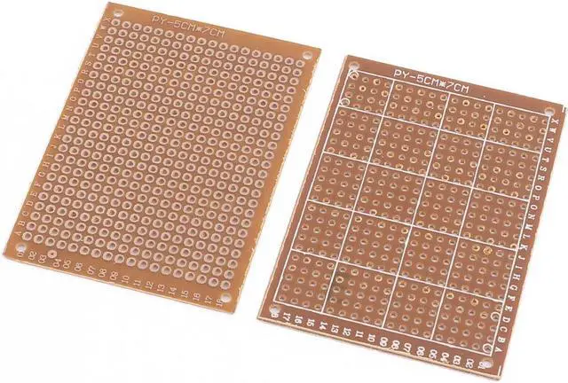 Alt view image 2 of 3 - 8pcs 5x7cm Single Sided Prototype Universal PCB Board Strip Board Breadboard