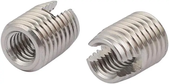 Alt view image 2 of 4 - M5x10mm 304 Stainless Steel Self Tapping Slotted Thread Insert 20pcs